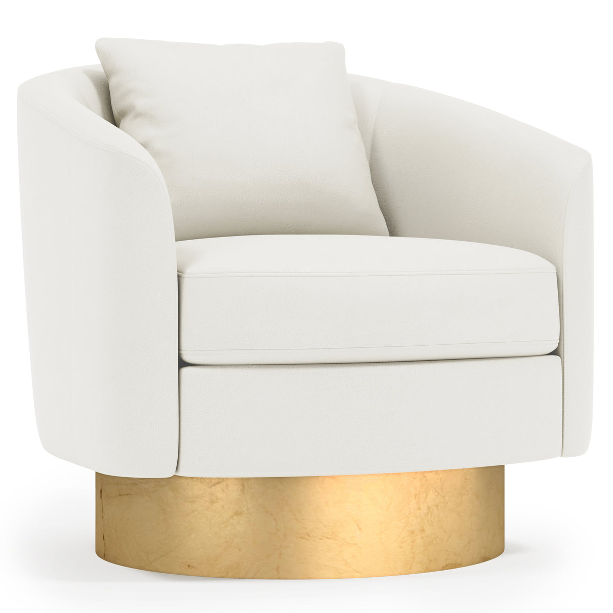 Camino Leather Swivel Chair