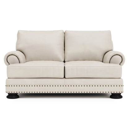 Foster Leather Loveseat