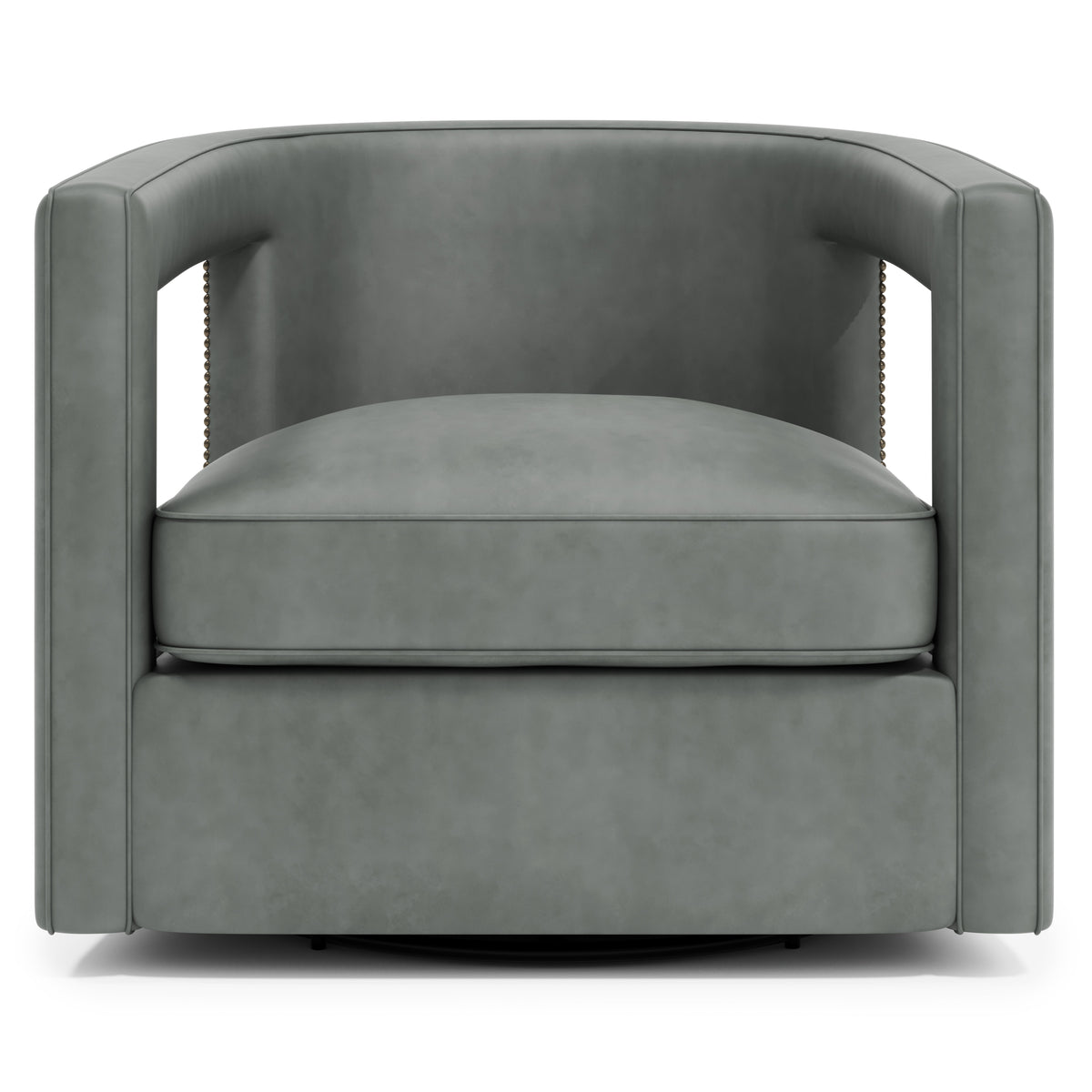 Alana Leather Swivel Chair