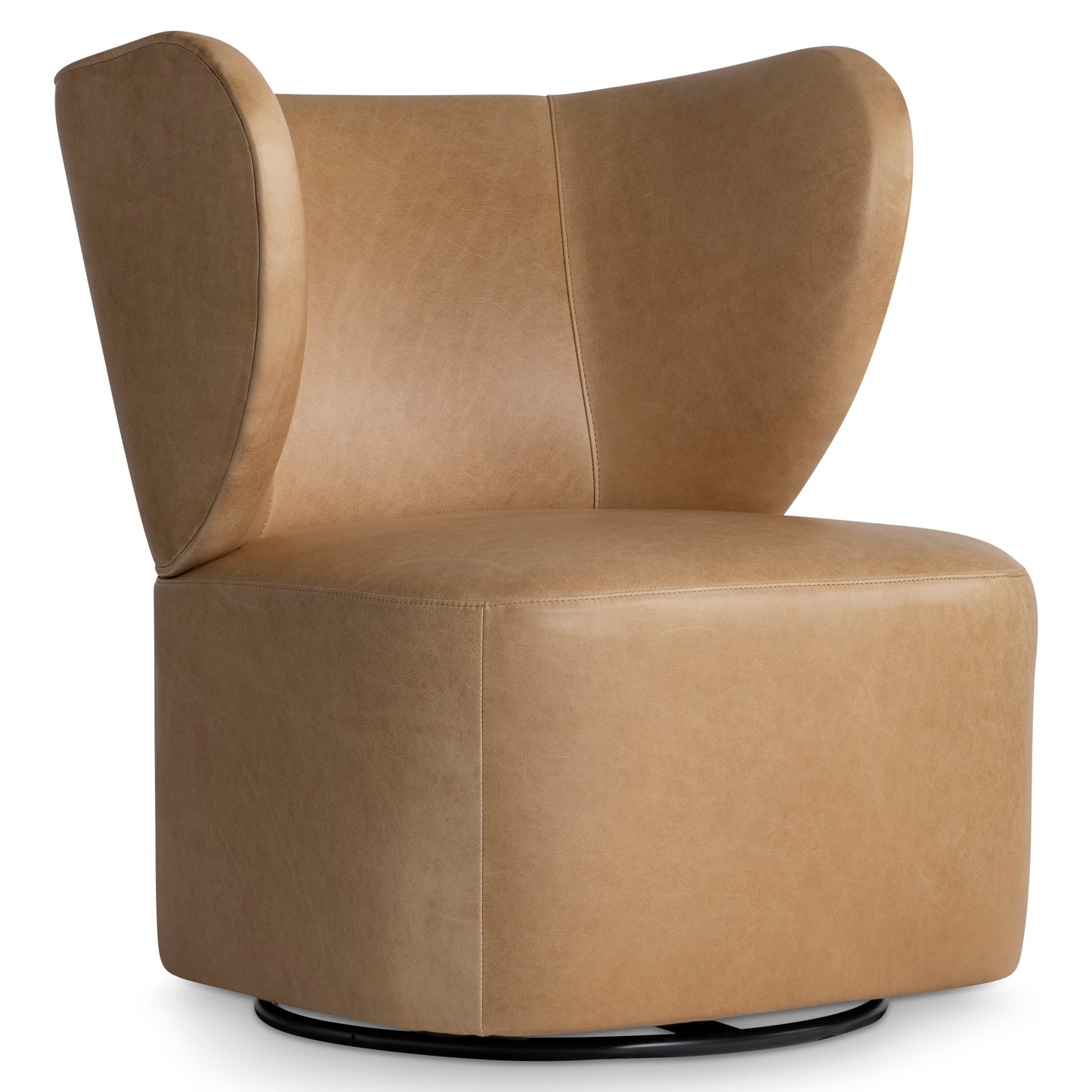 Oliver Leather Swivel Chair