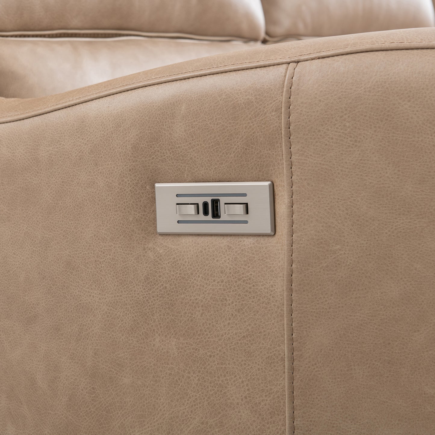 Ventura Leather Power Motion Sofa