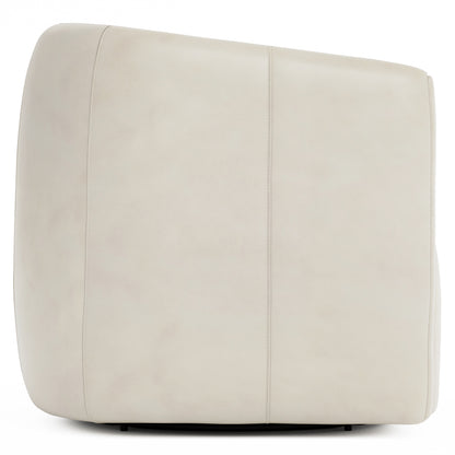 Aline Leather Swivel Chair