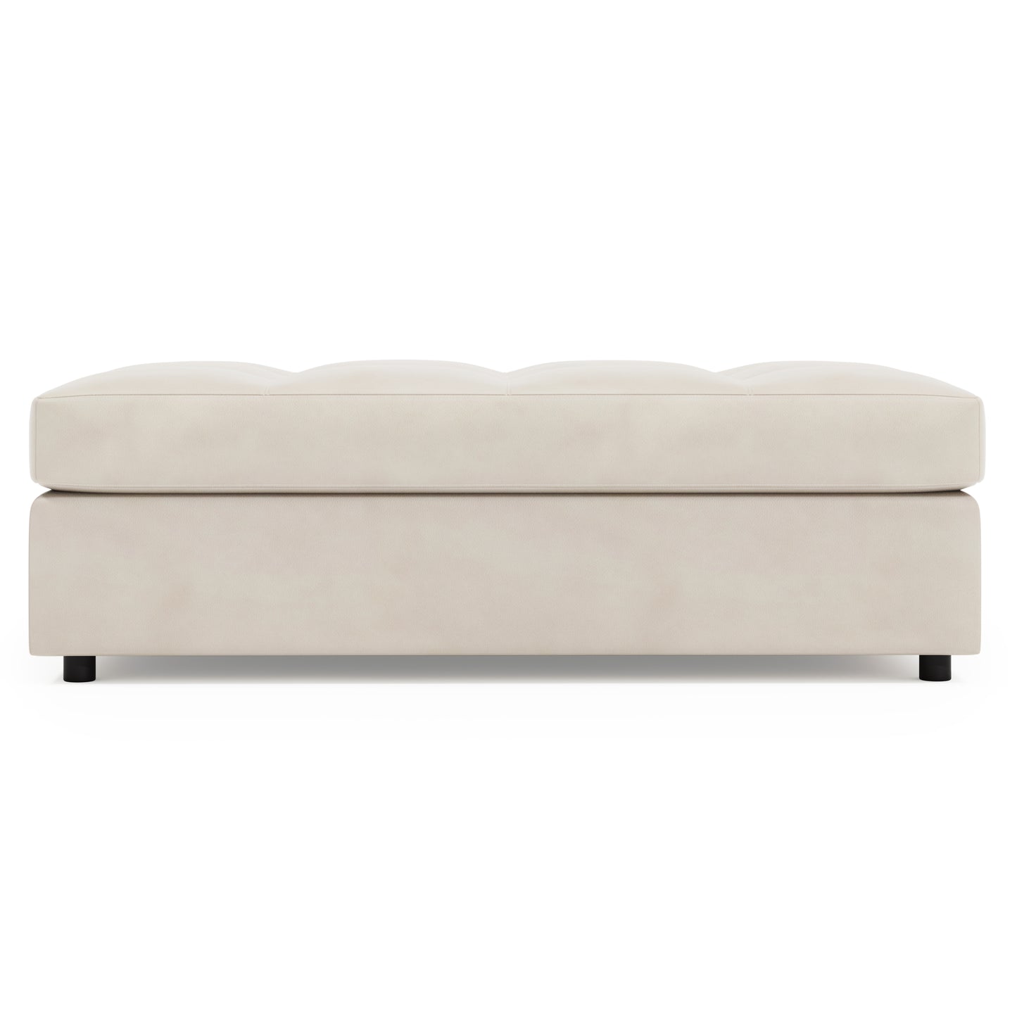 Nest Leather Ottoman