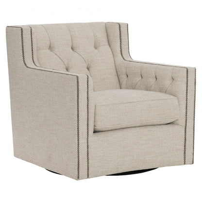 Candace Fabric Swivel Chair