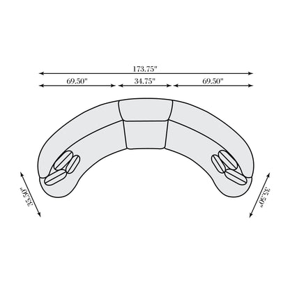 Calder Fabric Sectional