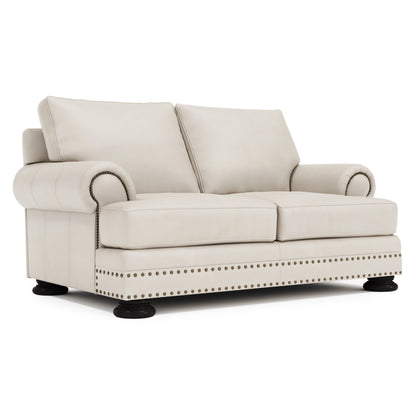 Foster Leather Loveseat