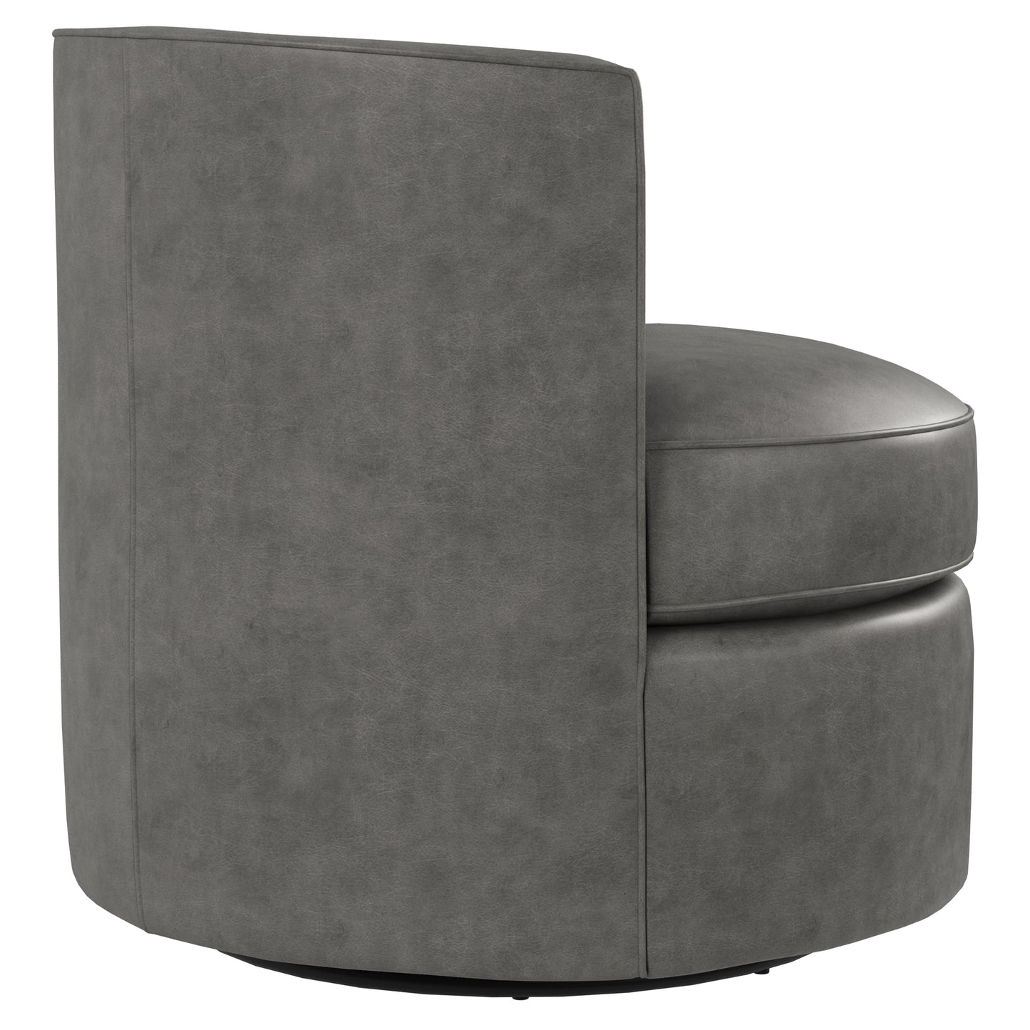 Fleur Leather Swivel Chair