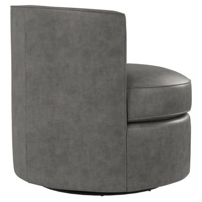 Fleur Leather Swivel Chair