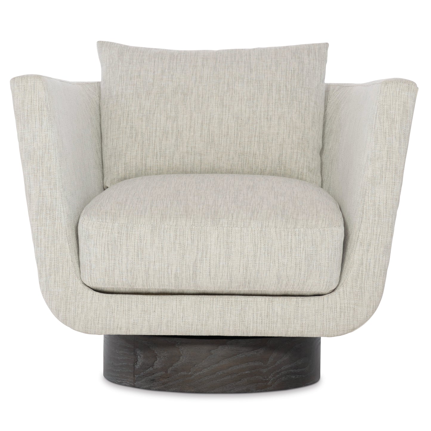 Gemma Leather-Fabric Swivel Chair