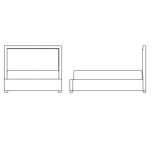 Morgan Fabric Storage Panel Bed