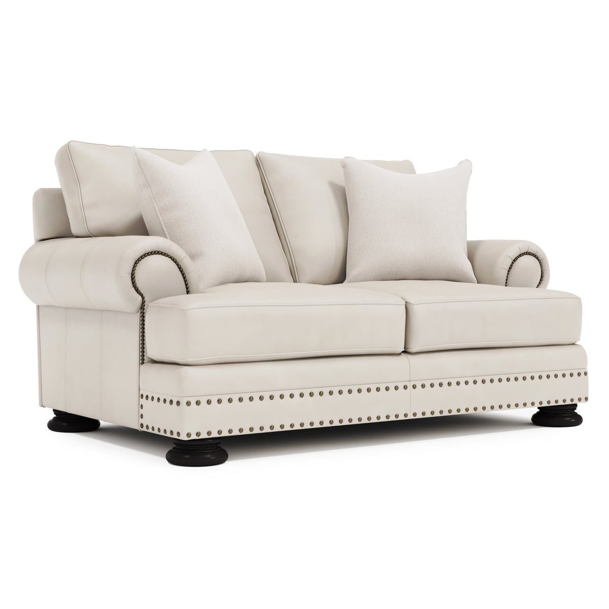 Foster Leather Loveseat