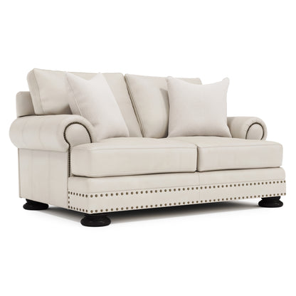 Foster Leather Loveseat