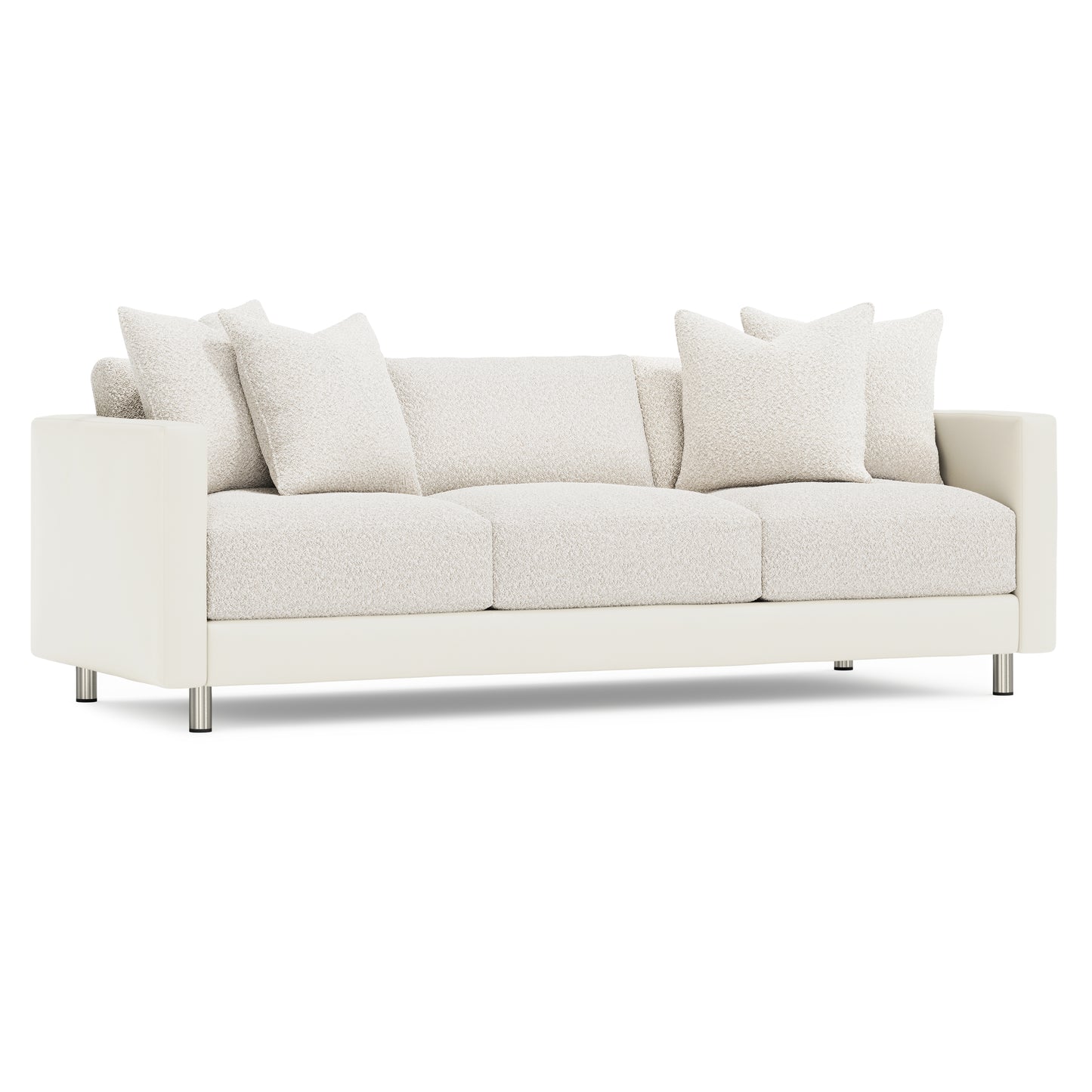 Dakota Leather-Fabric Sofa