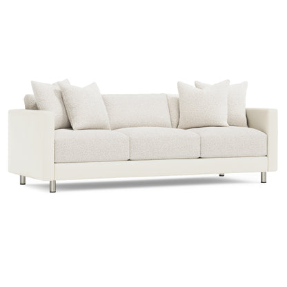 Dakota Leather-Fabric Sofa