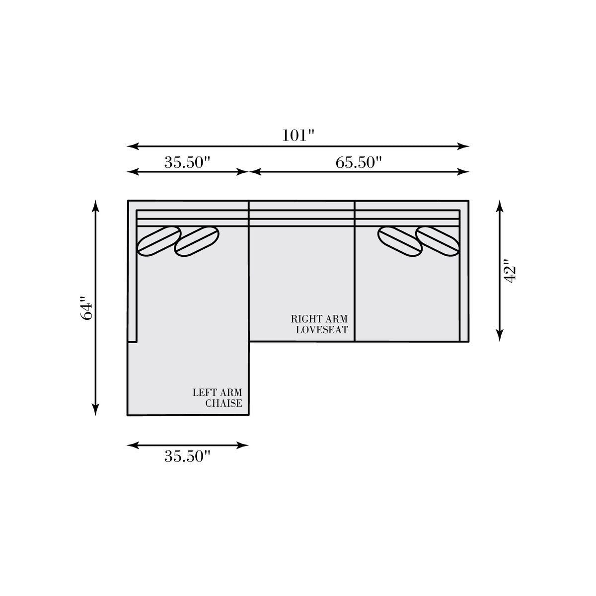 Joli Fabric Sectional