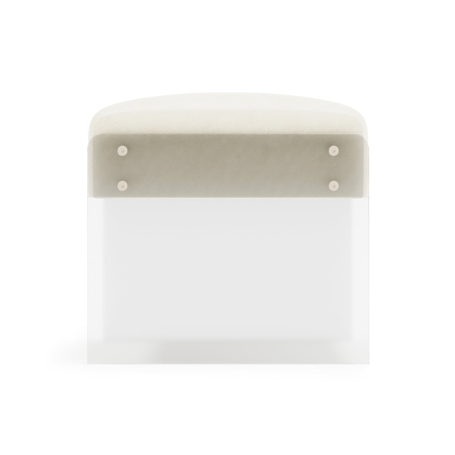 Jasper Leather Ottoman