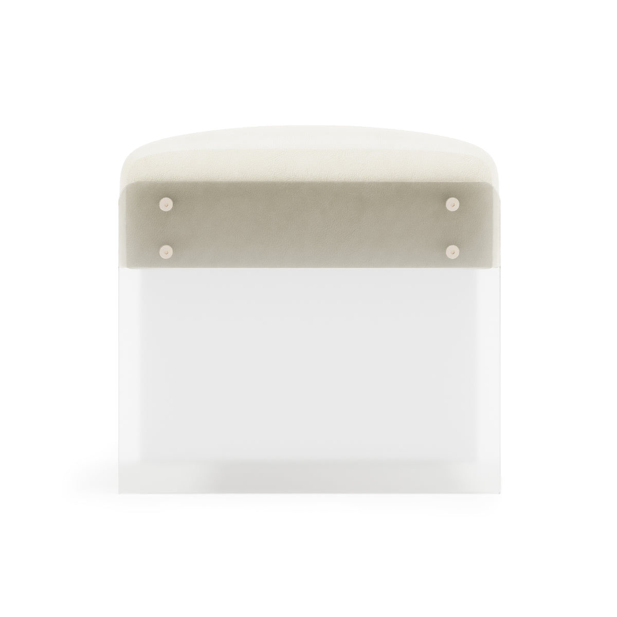 Jasper Leather Ottoman