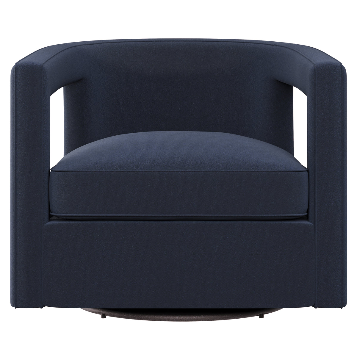 Alana Fabric Swivel Chair Without Nails