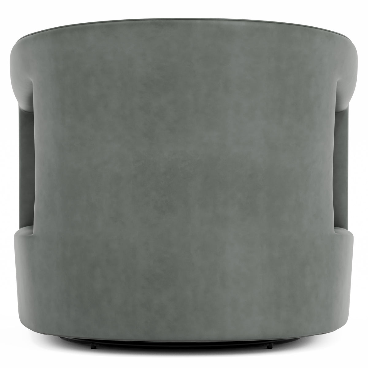 Alana Leather Swivel Chair Without Nails