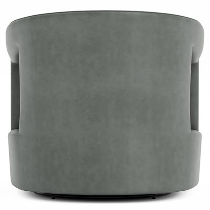 Alana Leather Swivel Chair