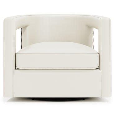 Alana Leather Swivel Chair