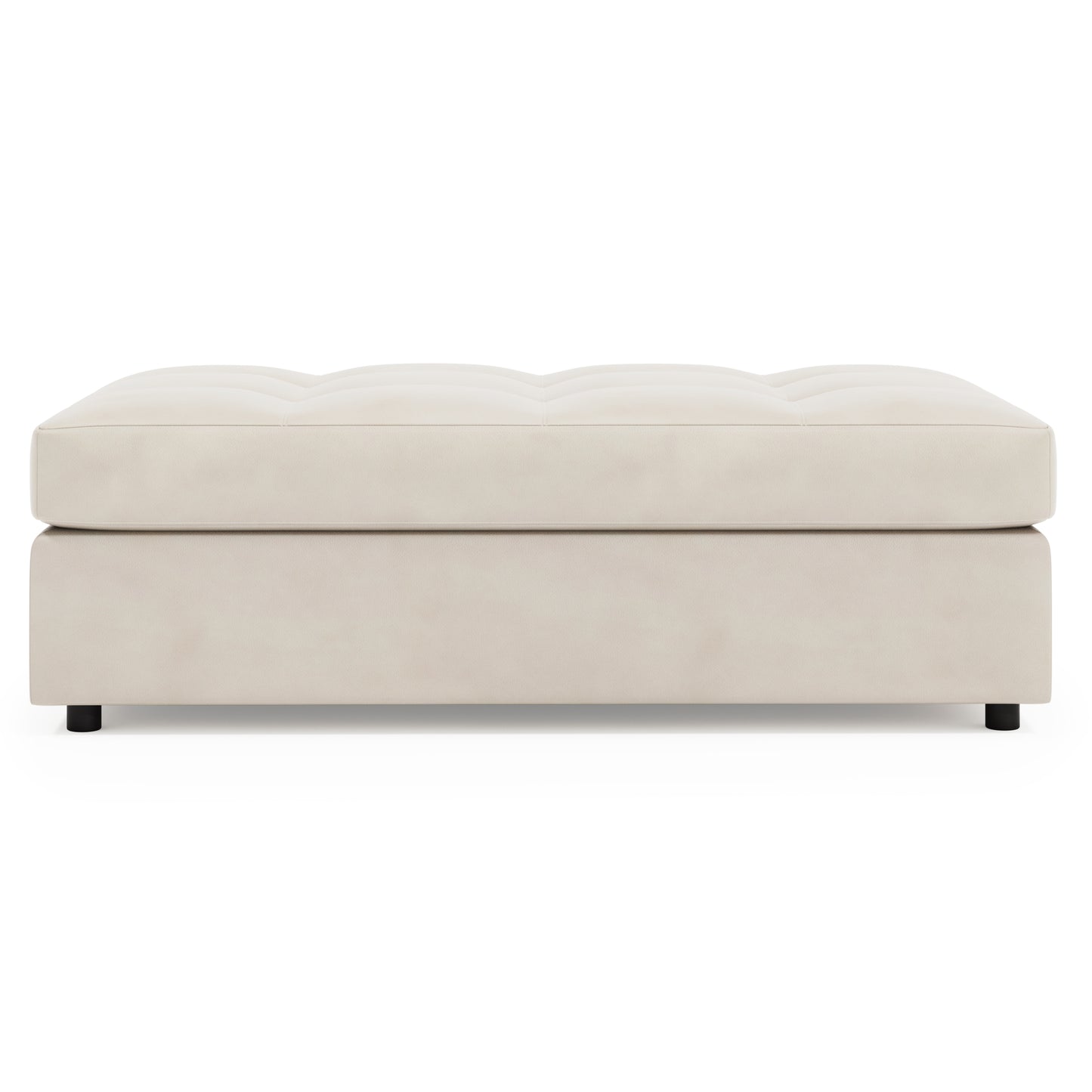 Nest Leather Ottoman