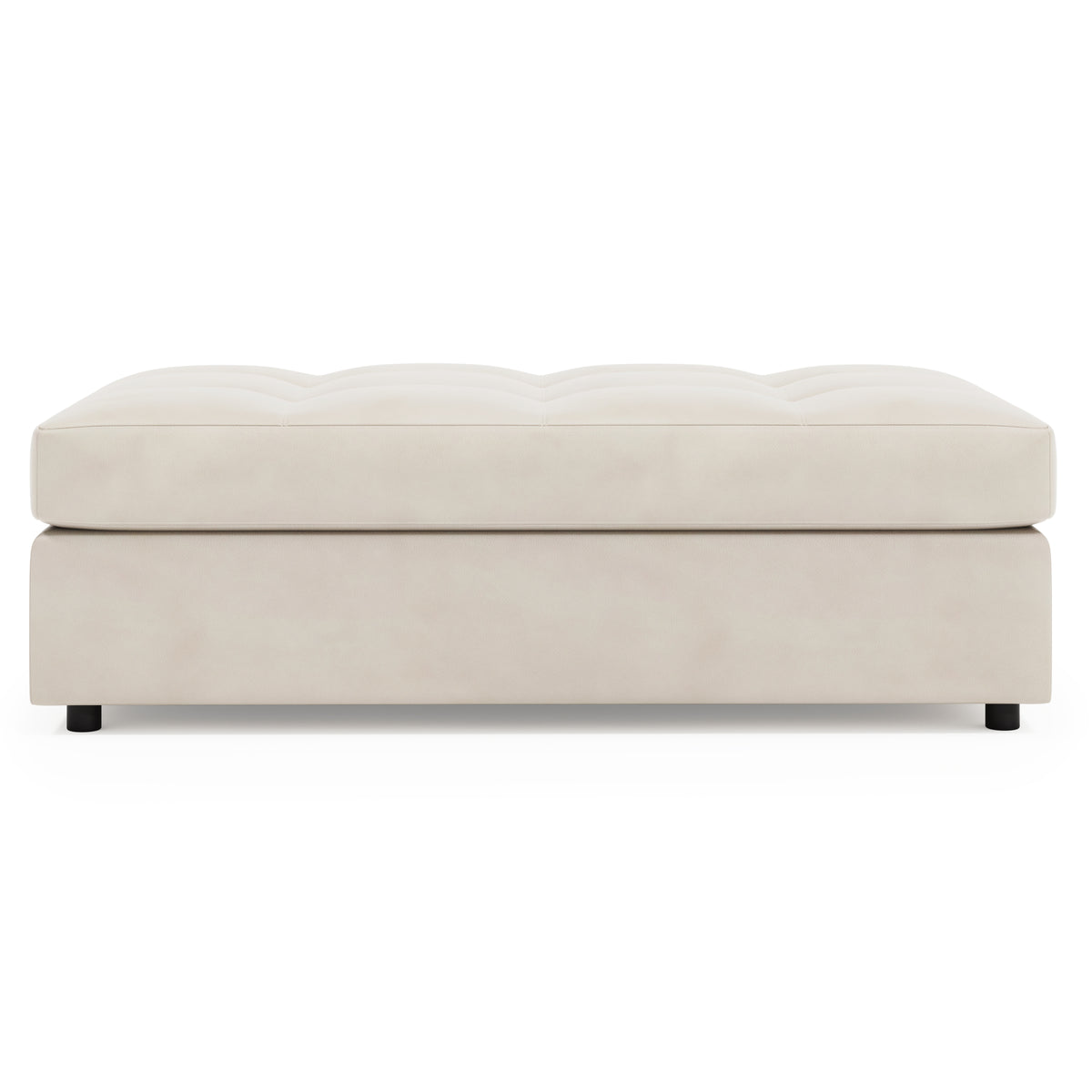 Nest Leather Ottoman