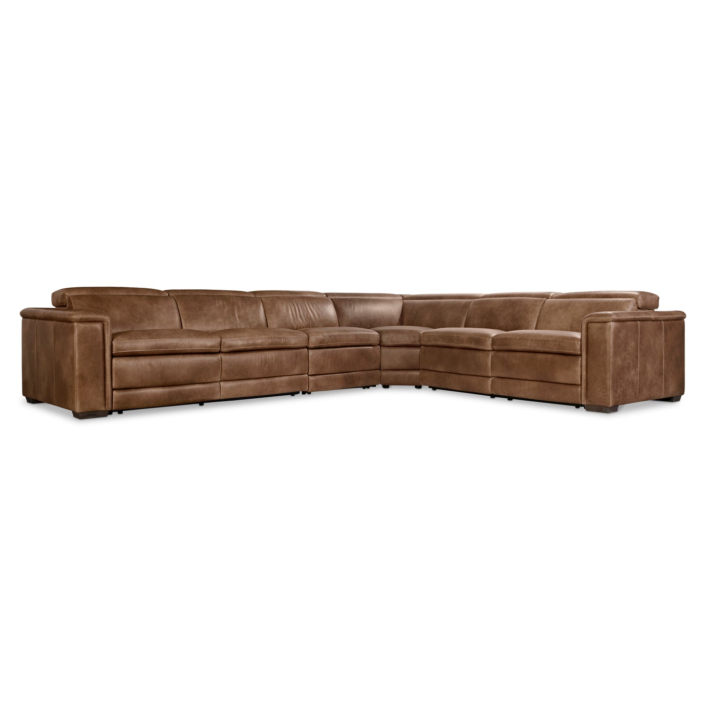 Lioni Leather Power Motion Sectional