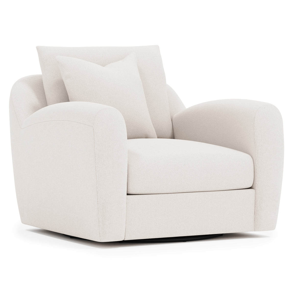 Asher Fabric Swivel Chair