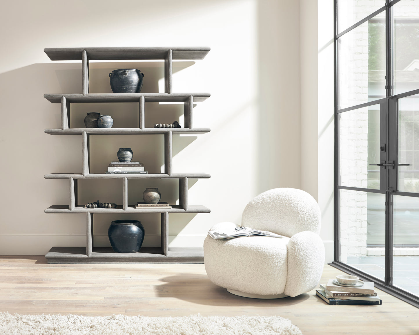 St. Jean Fabric Swivel Chair