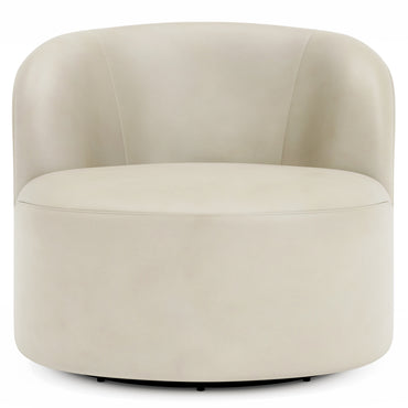 Elle Leather Swivel Chair