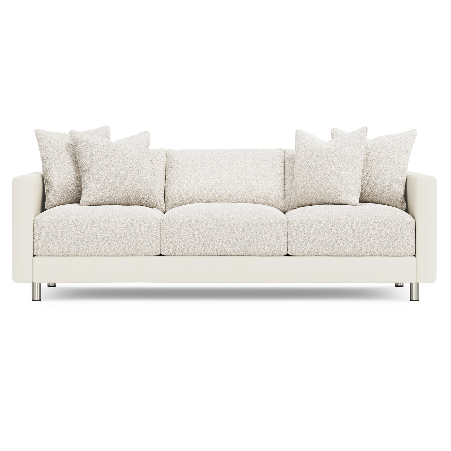 Dakota Leather-Fabric Sofa