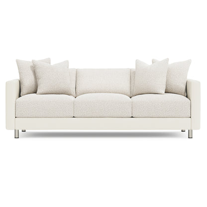 Dakota Leather-Fabric Sofa