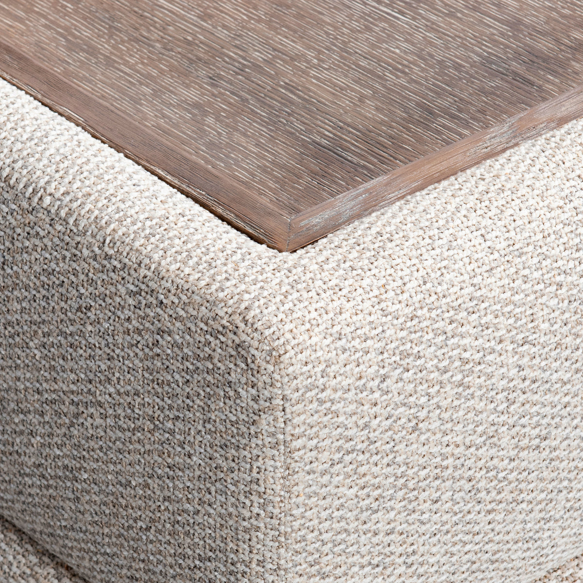 Vista Fabric Ottoman