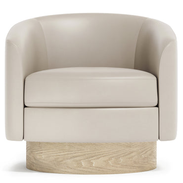 Camino Leather Swivel Chair