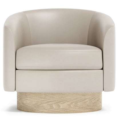 Camino Leather Swivel Chair