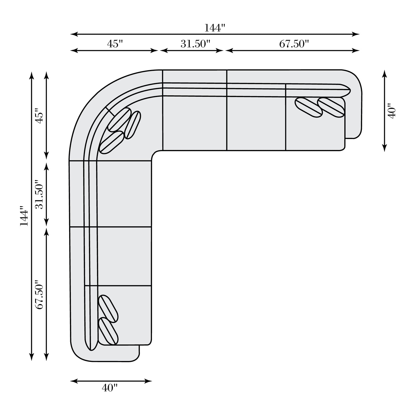 Jules Fabric Sectional