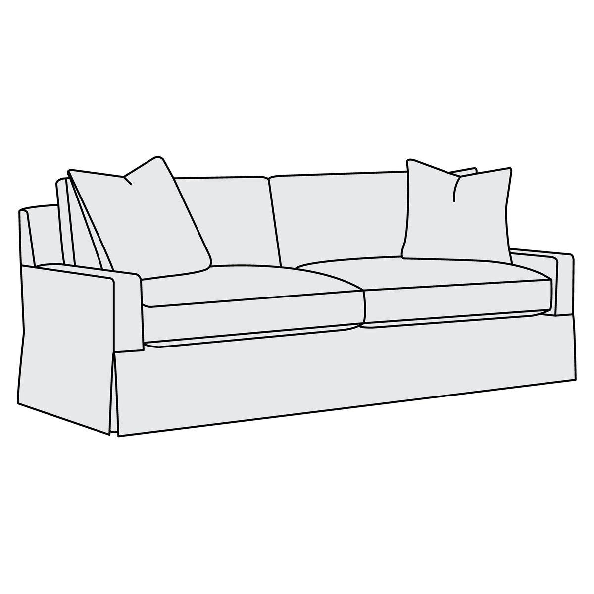 Sutton Fabric Loveseat