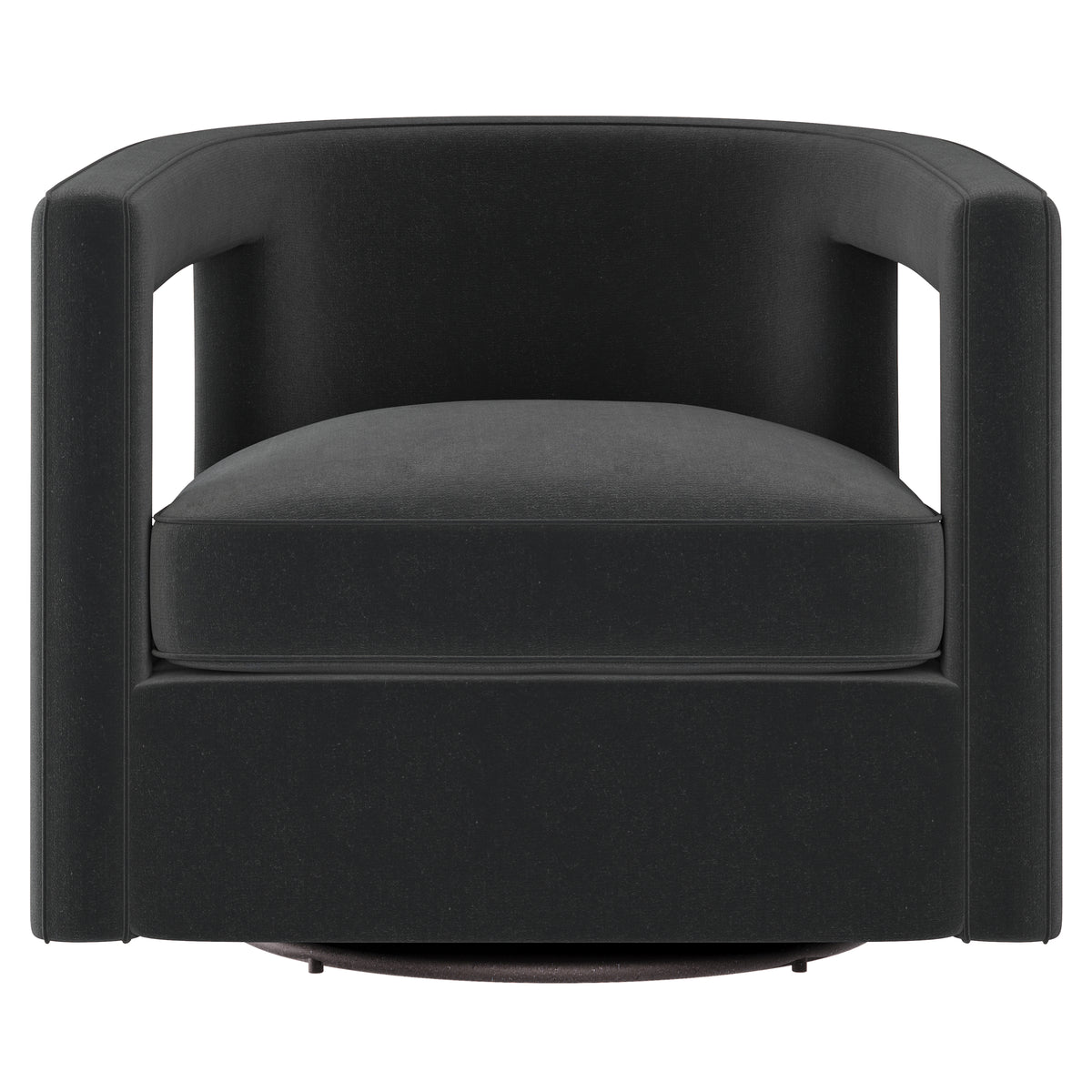 Alana Fabric Swivel Chair Without Nails