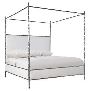 Odette Fabric Canopy Bed King