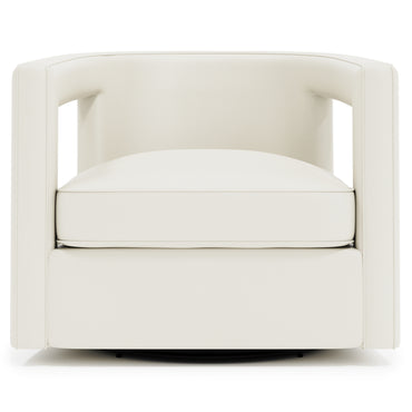 Alana Leather Swivel Chair