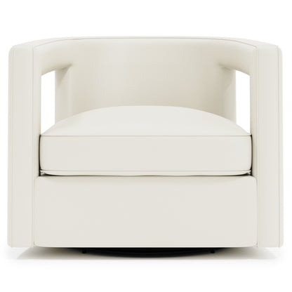 Alana Leather Swivel Chair
