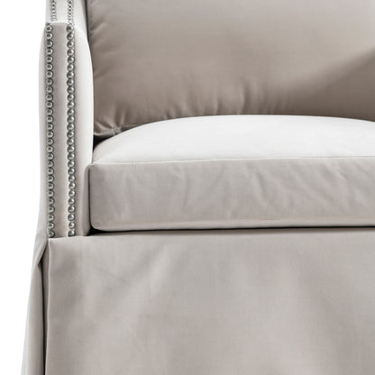Delaney Fabric Swivel Chair