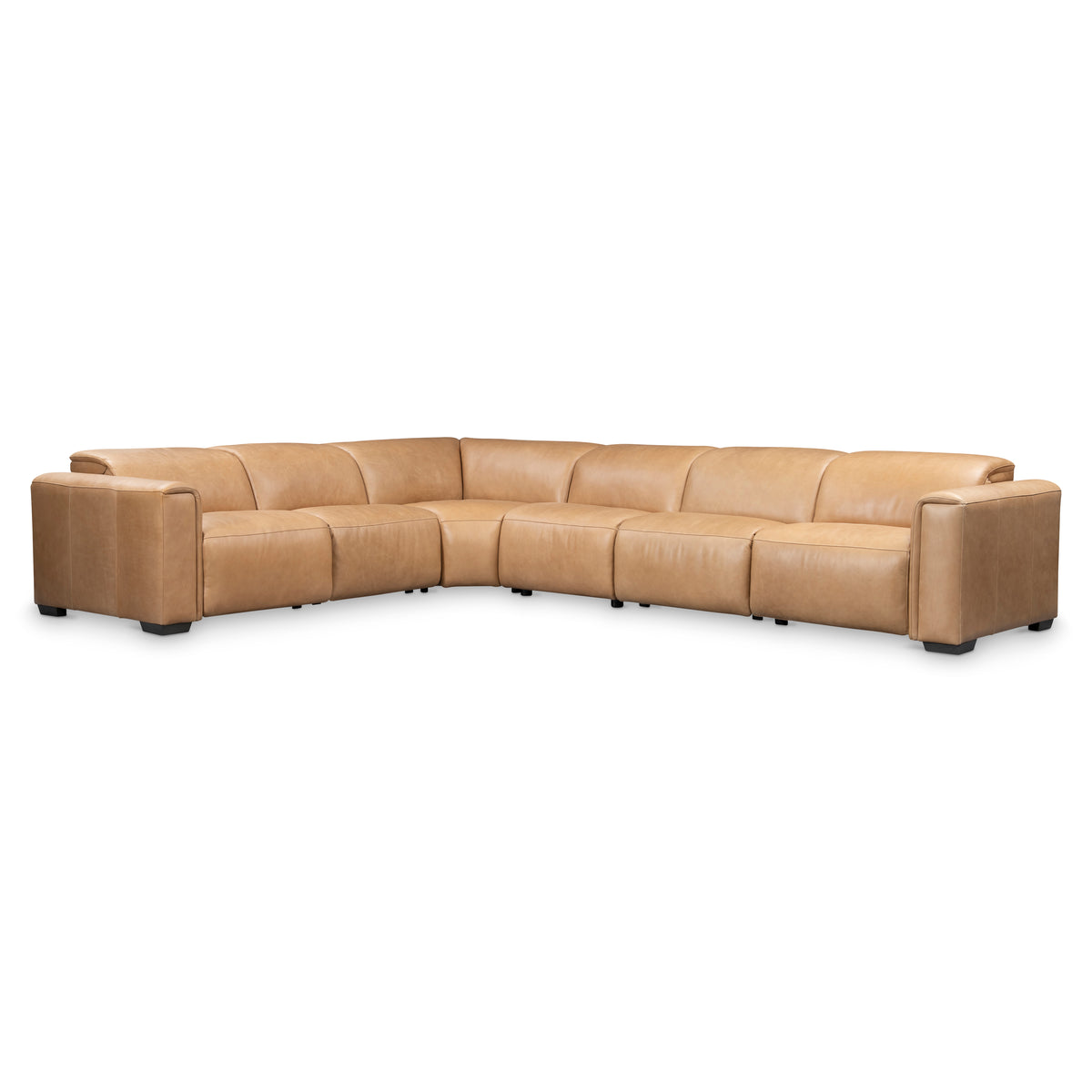 Billings Leather Power Motion Sectional