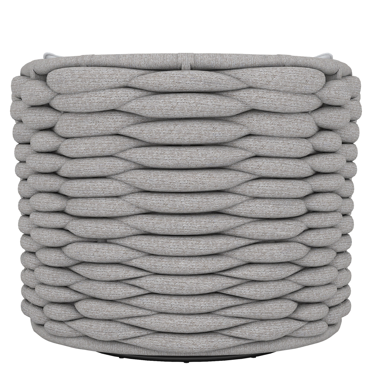 Wailea Nordic Gray Outdoor Swivel Chair