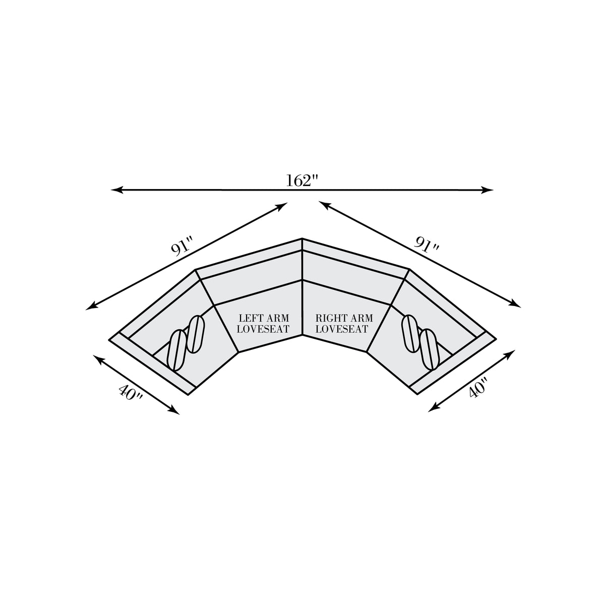 Soleil Fabric Sectional