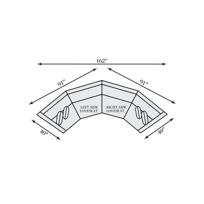 Soleil Fabric Sectional