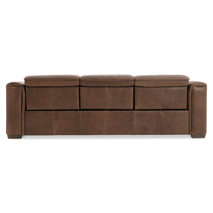 Billings Leather Power Motion Sofa
