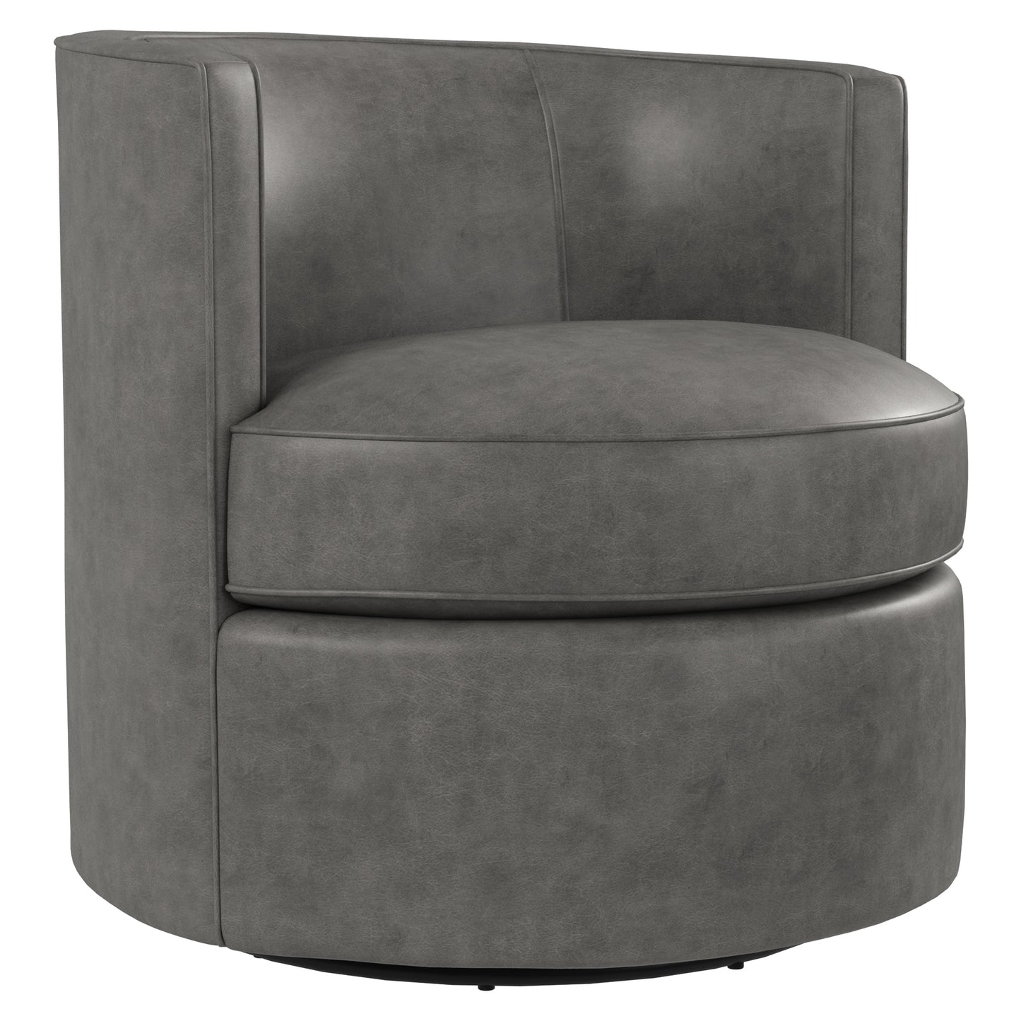 Fleur Leather Swivel Chair