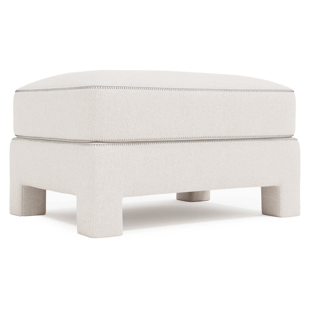 Mily Fabric Bumper Ottoman